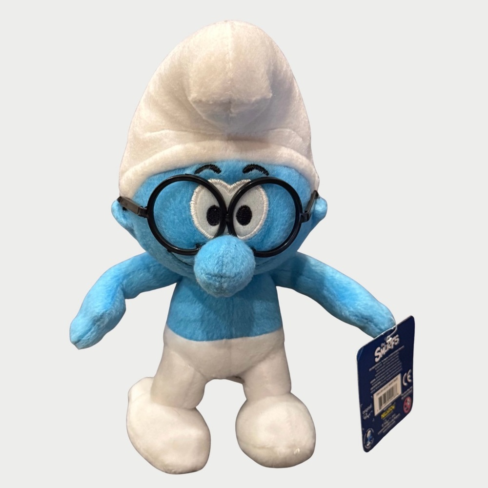 Brainy Smurf Plush 8” 💜BOGO